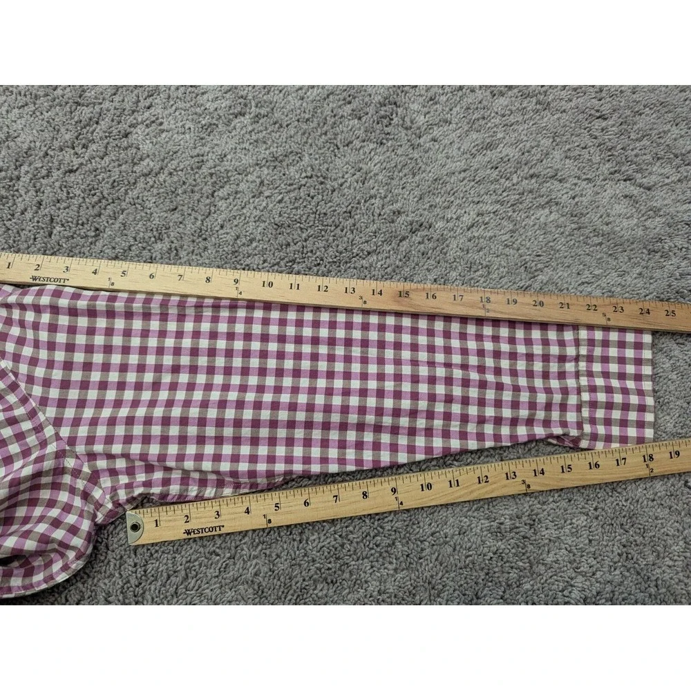 Lot of 2 Giordano Banana Republic Button Up Shirt Mens Small Slim‎ Fit Preppy